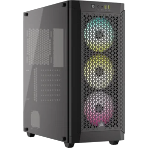 CC-9011272-WW Gabinete Corsair 480T RGB Airflow ATX/EATX/Micro-ATX/Mini-ITX Media Torre Negro