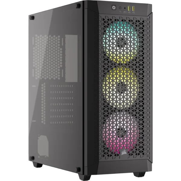 CC-9011272-WW Gabinete Corsair 480T RGB Airflow ATX/EATX/Micro-ATX/Mini-ITX Media Torre Negro