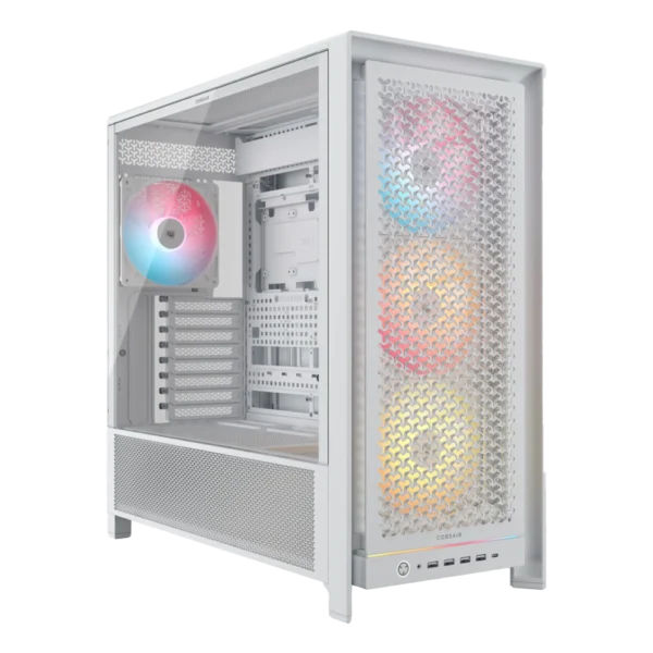 Gabinete Corsair Frame 5000D RS Ventiladores ARGB ATX/EATX/Micro-ATX/Mini-ITX Media Torre Blanco