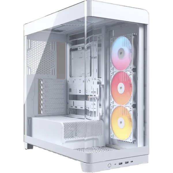 Gabinete Corsair Frame 4500X RS-R Ventiladores ARGB ATX/EATX/Micro-ATX/Mini-ITX Media Torre Blanco