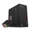 STGASC1B-1 Gabinete Stylos Secai RGB Micro-ATX/Mini-ITX con Fuente de 550W Mini Torre Negro