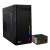 STGASC1B Gabinete Stylos Secai RGB Micro-ATX/Mini-ITX con Fuente de 550W Mini Torre Negro